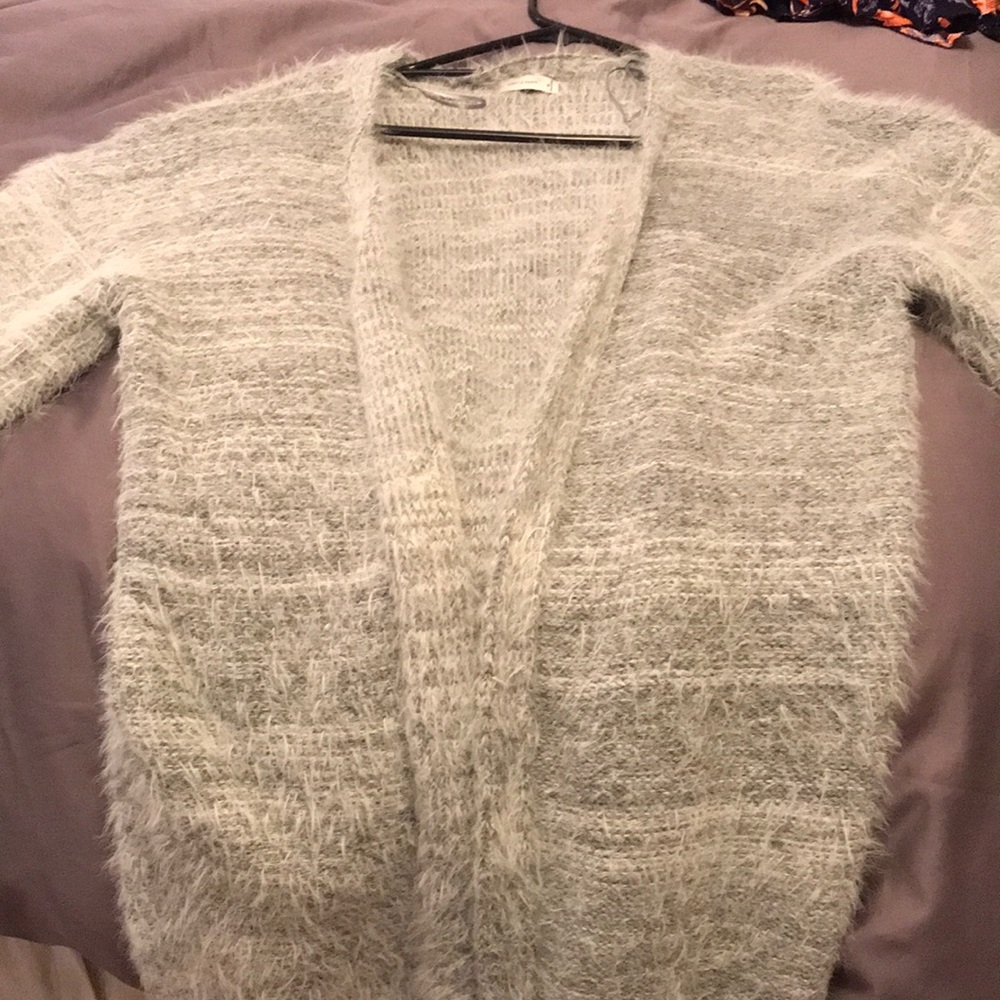 Gray medium gentle fawn cardigan
